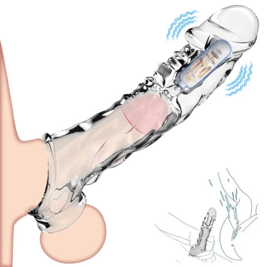 🔥🎁 2025 HOT Deal 💥 Reusable Penis Extension Vibrator – Makes You Longer, Harder & Unstoppable 😍【Discreet Delivery】