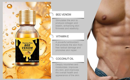 Gynecomastia Bee Venom Oil for Men, Bee Venom Gynecomastia Oil for Strengthen The Chest
