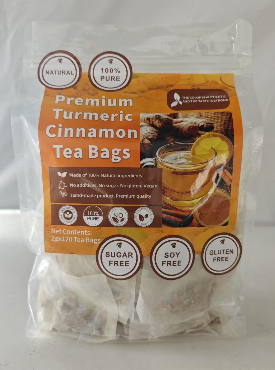 💝100% Natural Turmeric Ginger Cinnamon Tea