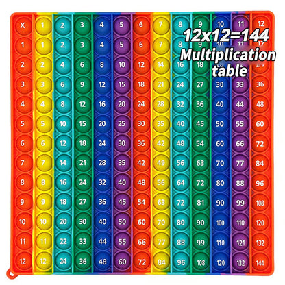 🎯12x12 Multiplication Table Board Game – Portable Math Practice and Learning Toy for Kids