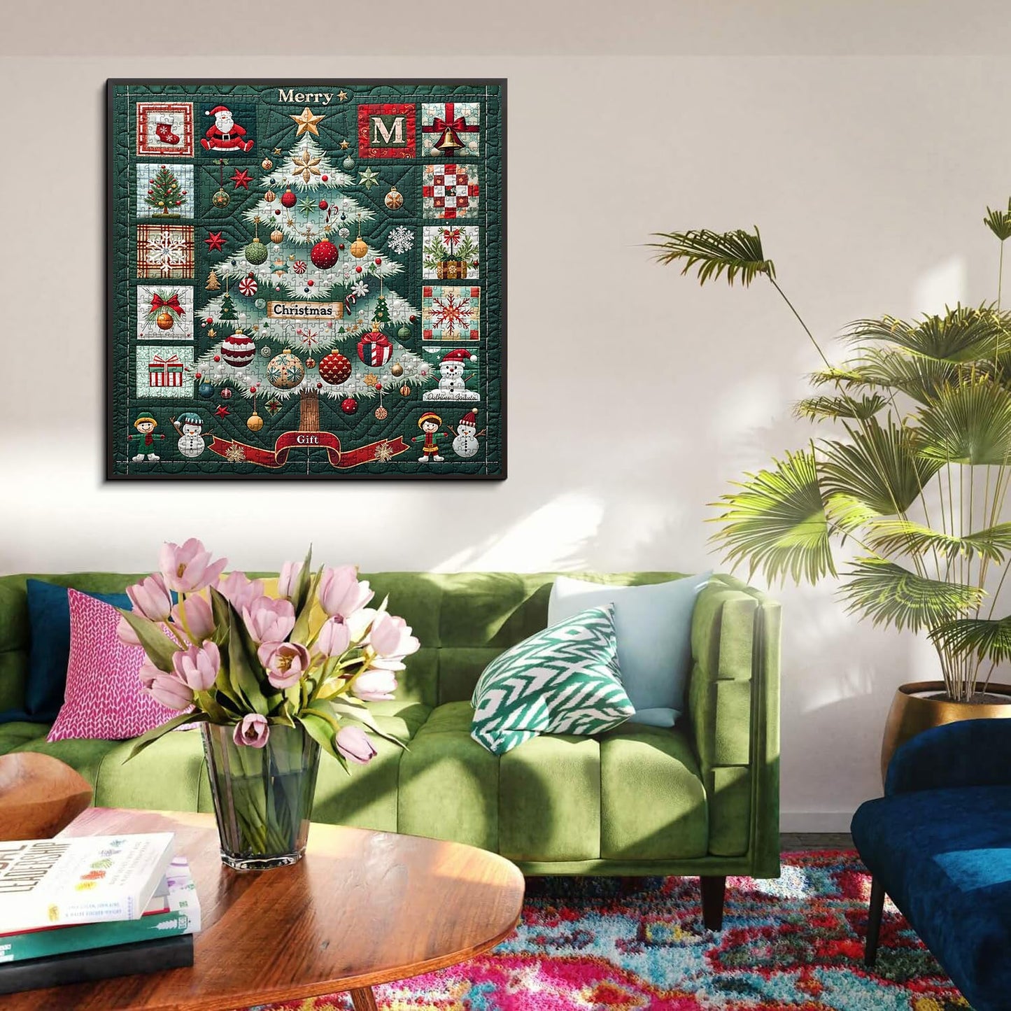 Christmas Wish Patchwork Jigsaw Puzzle 1000 Piece