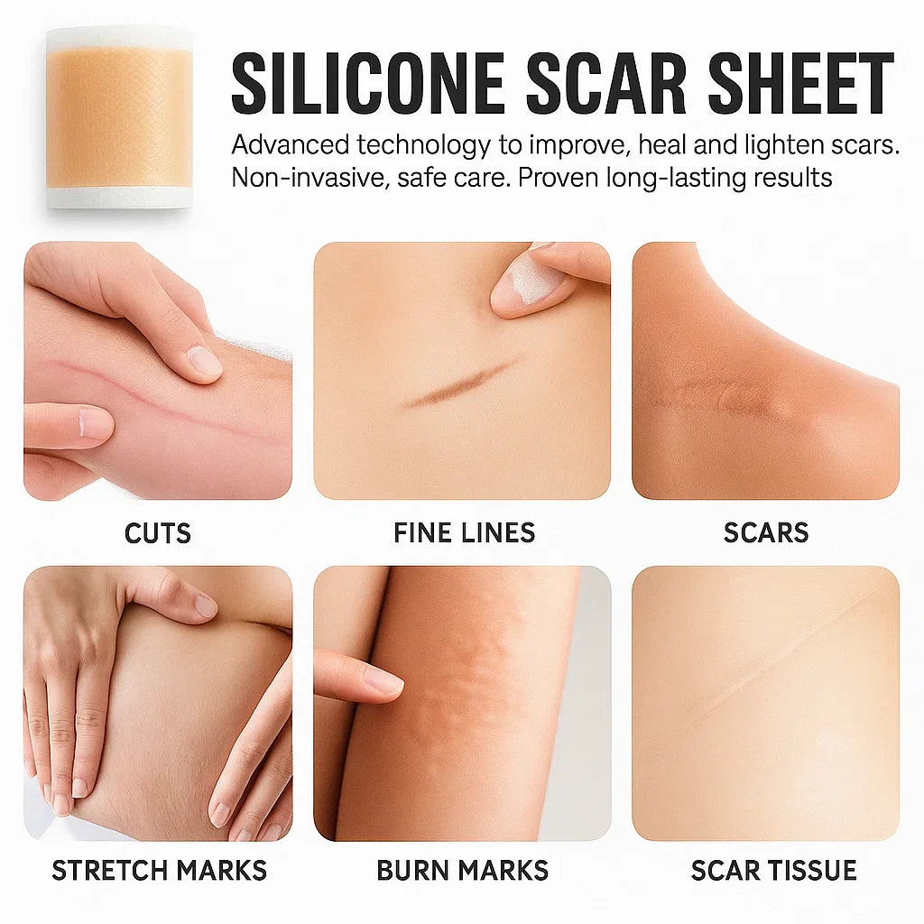Silicone Scar Sheet Roll - Remove Scars and Bring Back Your Confidence
