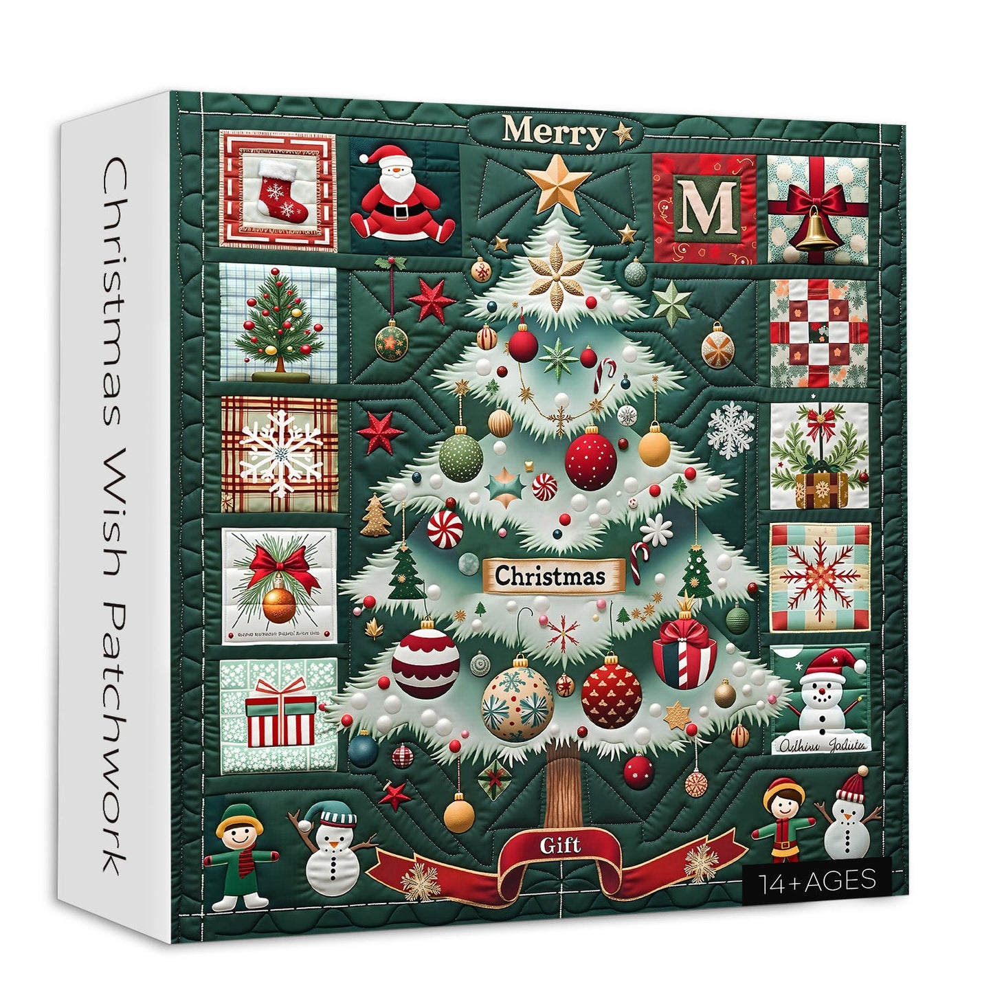 Christmas Wish Patchwork Jigsaw Puzzle 1000 Piece