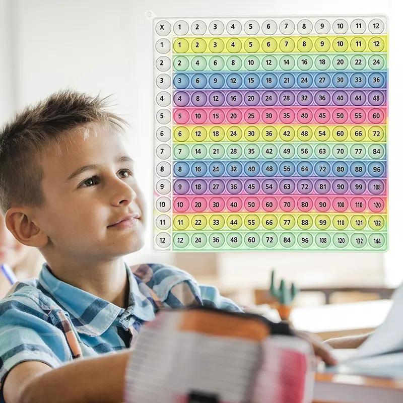 🎯12x12 Multiplication Table Board Game – Portable Math Practice and Learning Toy for Kids