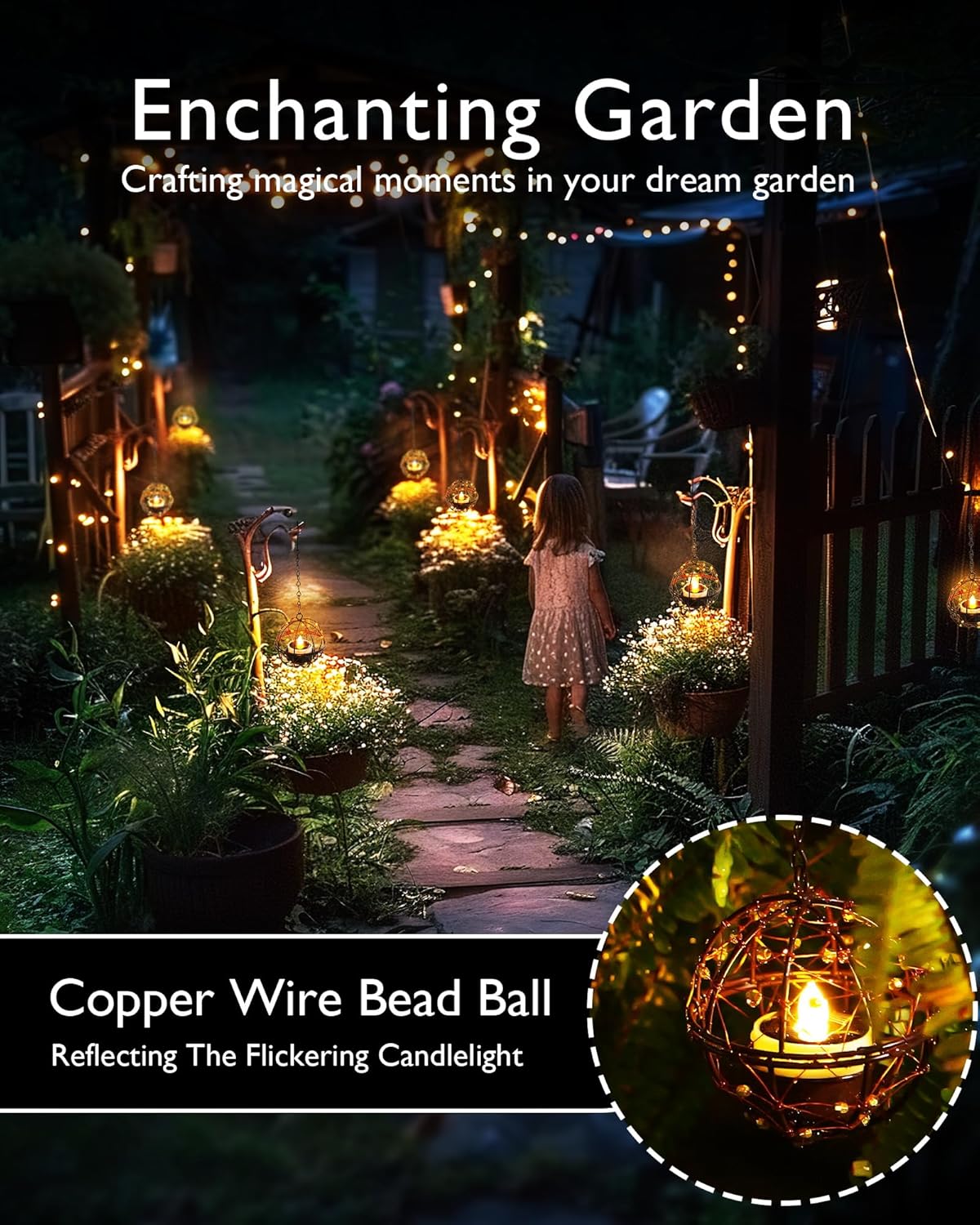 Outdoor Waterproof Hanging Lanterns