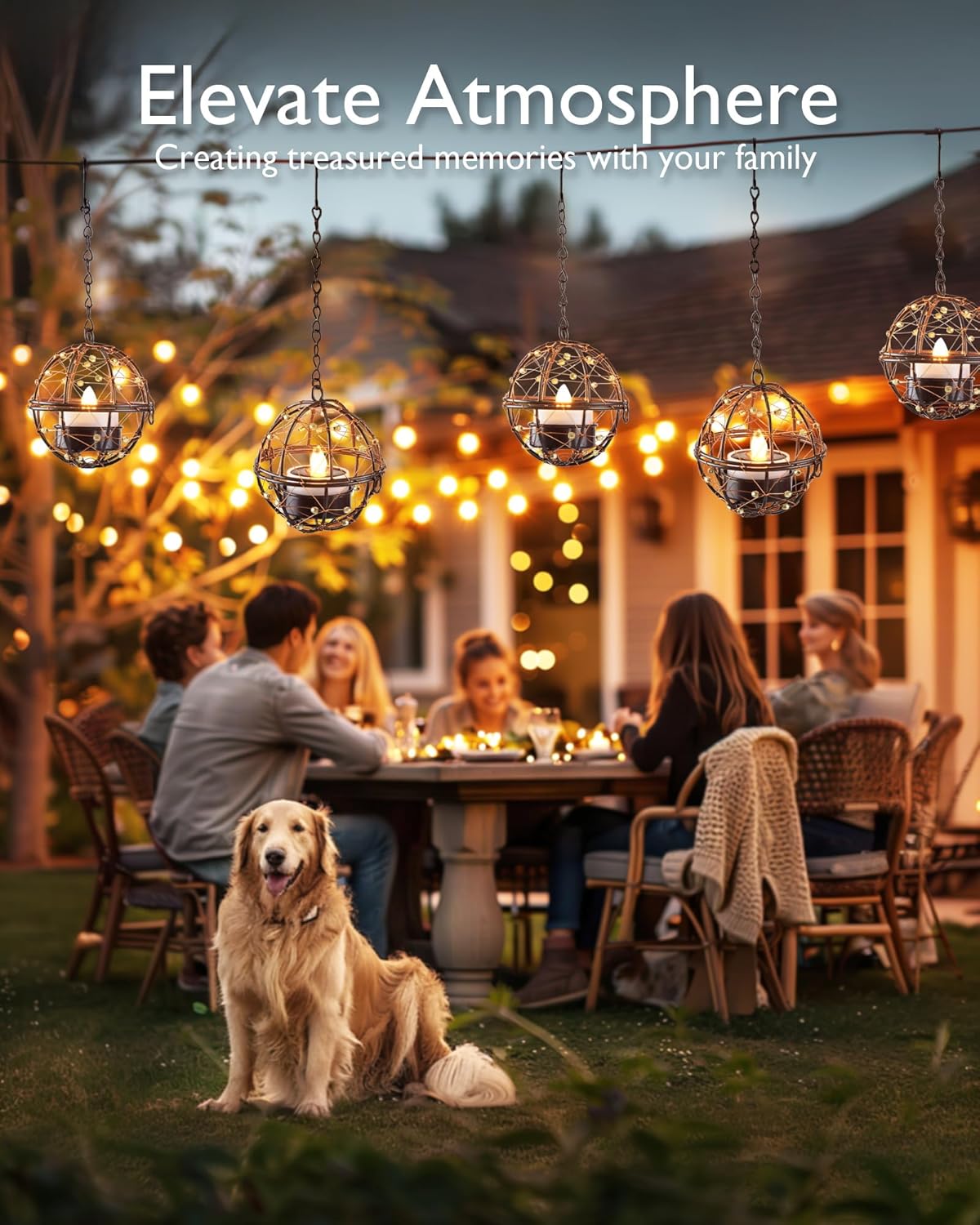 Outdoor Waterproof Hanging Lanterns