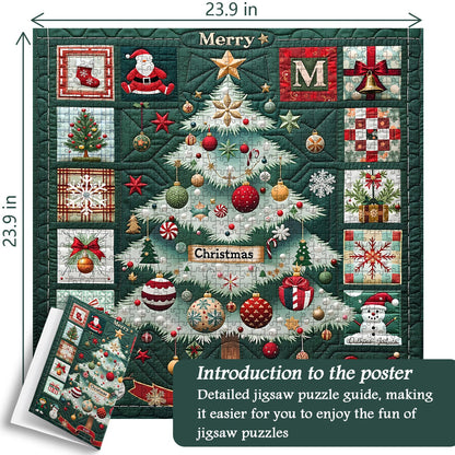 Christmas Wish Patchwork Jigsaw Puzzle 1000 Piece