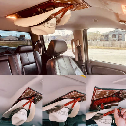 🐮🤠 Western Leather Visor Organizer