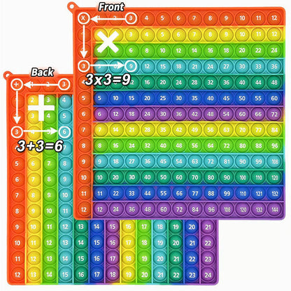 🎯12x12 Multiplication Table Board Game – Portable Math Practice and Learning Toy for Kids