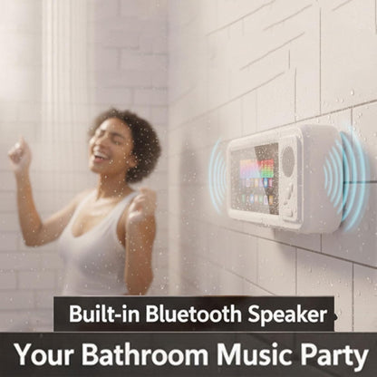 Shower Phone Holder with Wireless Bluetooth Speaker