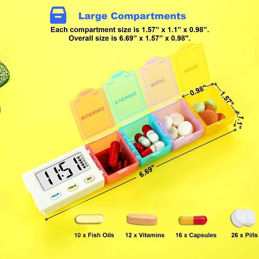 Smart Timed Reminder Pill Box