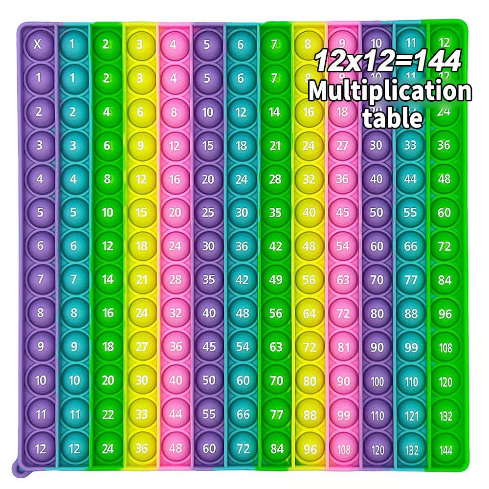 🎯12x12 Multiplication Table Board Game – Portable Math Practice and Learning Toy for Kids