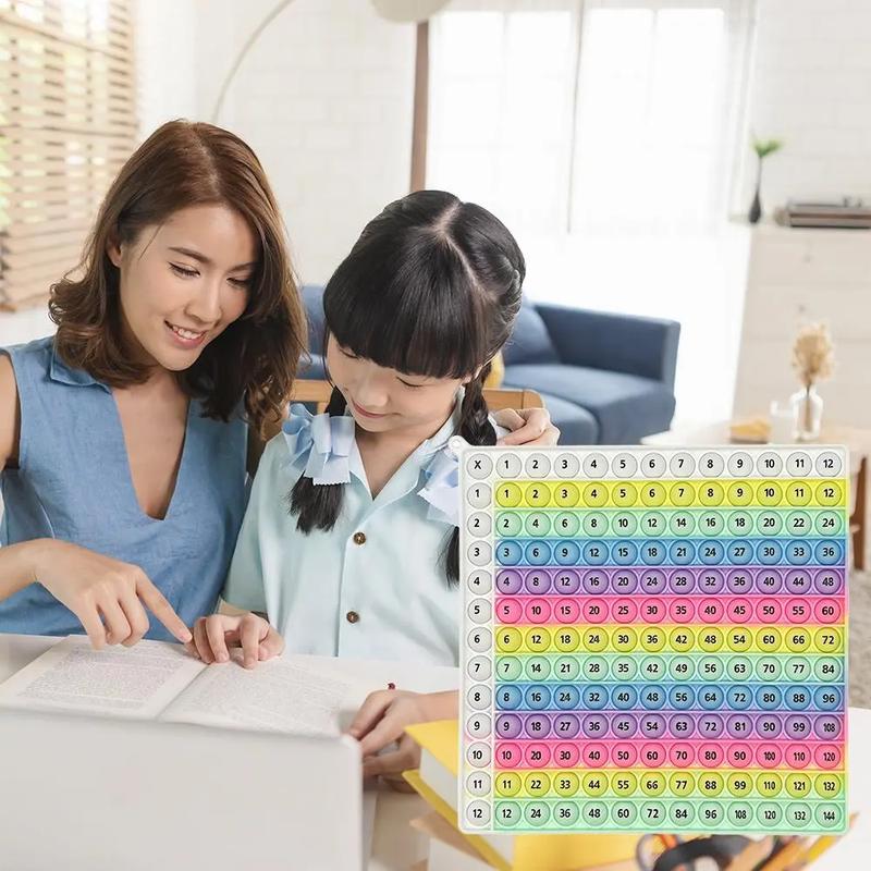 🎯12x12 Multiplication Table Board Game – Portable Math Practice and Learning Toy for Kids