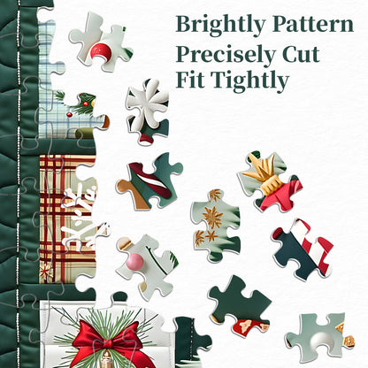 Christmas Wish Patchwork Jigsaw Puzzle 1000 Piece