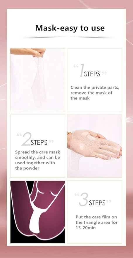 Upwsma Skin Care Mask-suitable for Women's Private Parts-dry-odor and Itching-to Make the Skin Smooth-elastic, Dilute Melanin, Anti-aging Korean Skin Mask
