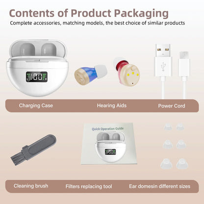 🔥 BioHarbor® CIC Hearing Aids – 100% Invisible, 200% Clearer Hearing 👂