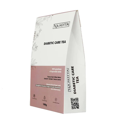 Diabetic Care Tea | 60-Day Natural Ayurvedic Blend For Blood Sugar, Insulin Support & Antioxidant Benefits | Pour - Brew - Balance
