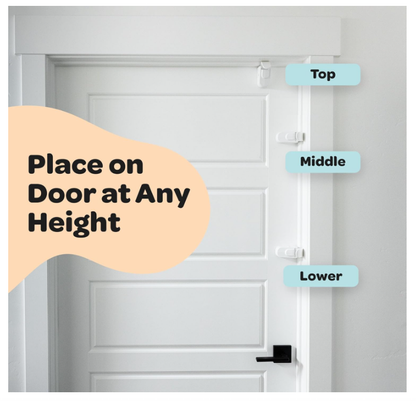 The Snap-On Door Lock Kids Can't Reach or Defeat