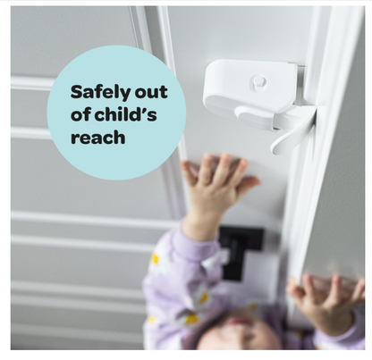 The Snap-On Door Lock Kids Can't Reach or Defeat