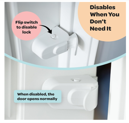 The Snap-On Door Lock Kids Can't Reach or Defeat