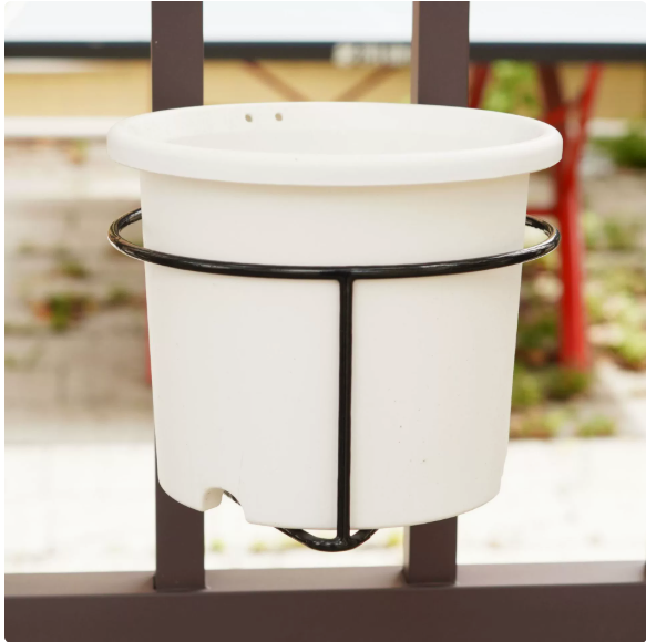 Railing Planter Durable Metal Railing
