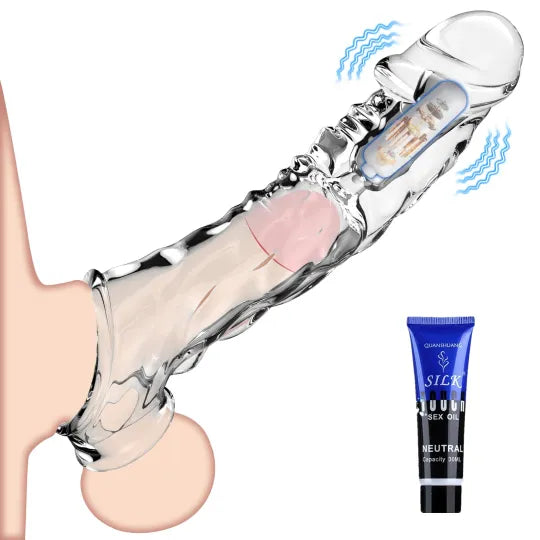 🔥🎁 2025 HOT Deal 💥 Reusable Penis Extension Vibrator – Makes You Longer, Harder & Unstoppable 😍【Discreet Delivery】