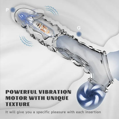 🔥🎁 2025 HOT Deal 💥 Reusable Penis Extension Vibrator – Makes You Longer, Harder & Unstoppable 😍【Discreet Delivery】