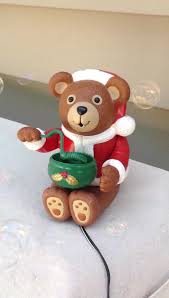 Santa's Action World Bradley the Christmas Bubble Bear Ornament