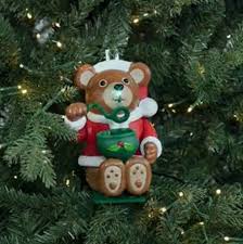 Santa's Action World Bradley the Christmas Bubble Bear Ornament
